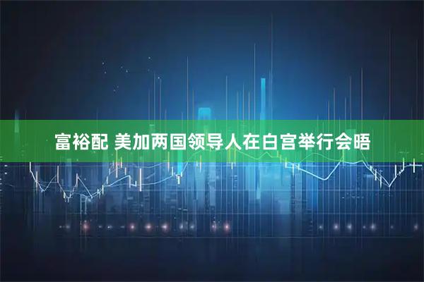 富裕配 美加两国领导人在白宫举行会晤