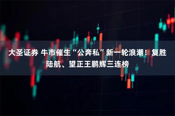 大圣证券 牛市催生“公奔私”新一轮浪潮！复胜陆航、望正王鹏辉三连榜
