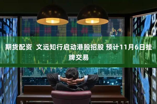 期货配资 文远知行启动港股招股 预计11月6日挂牌交易